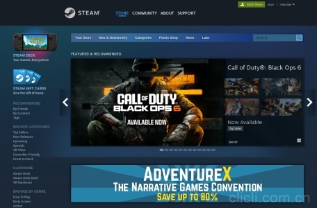 Steam官网