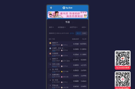 节目收视率查询